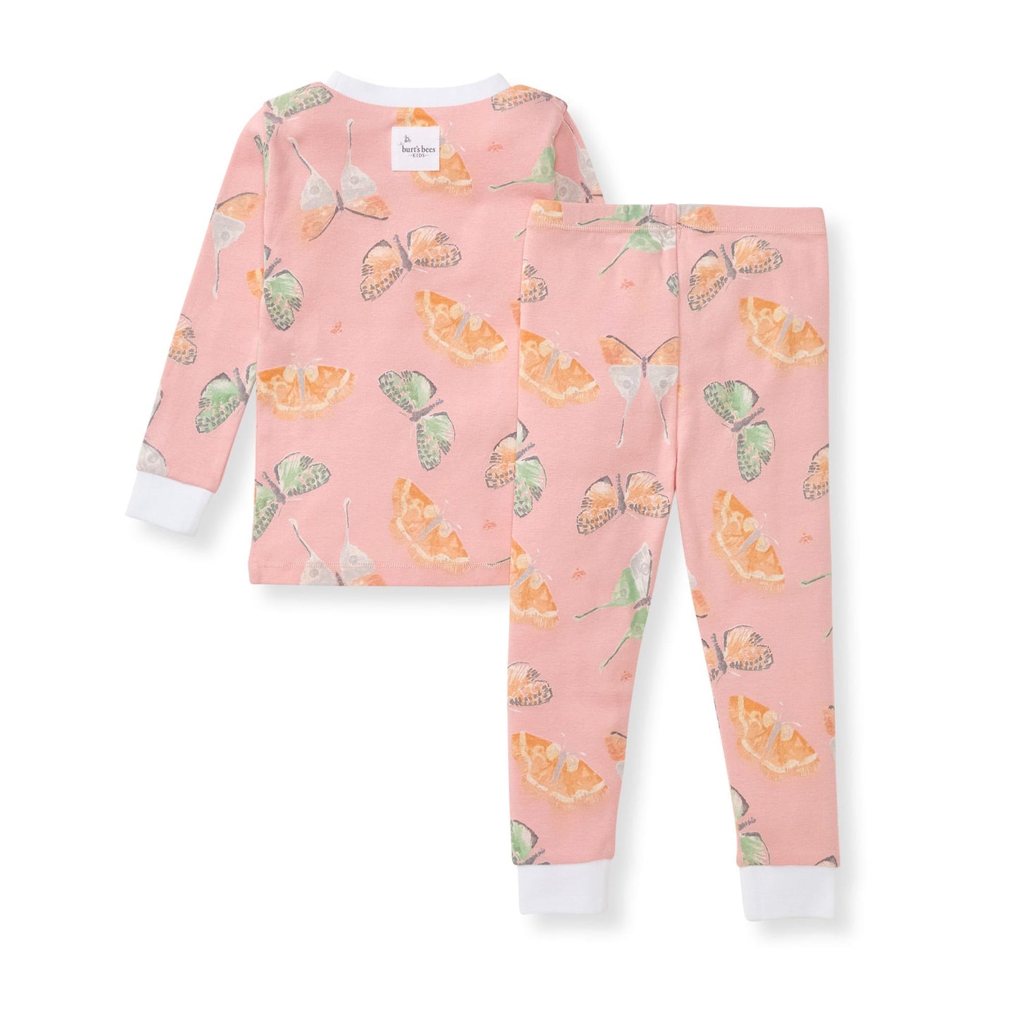 Desert Moths Organic Cotton 2-Piece Girl Pajamas