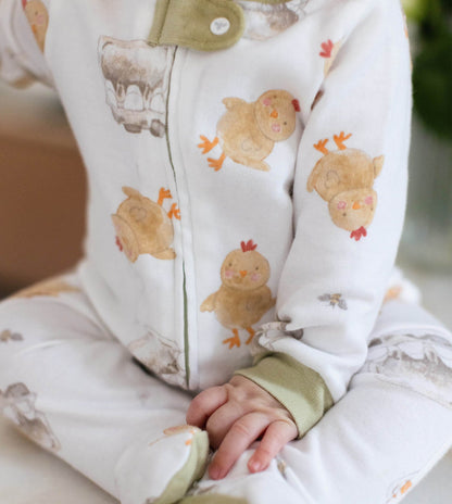 Farm Fresh Eggs Organic Cotton Sleep & Play