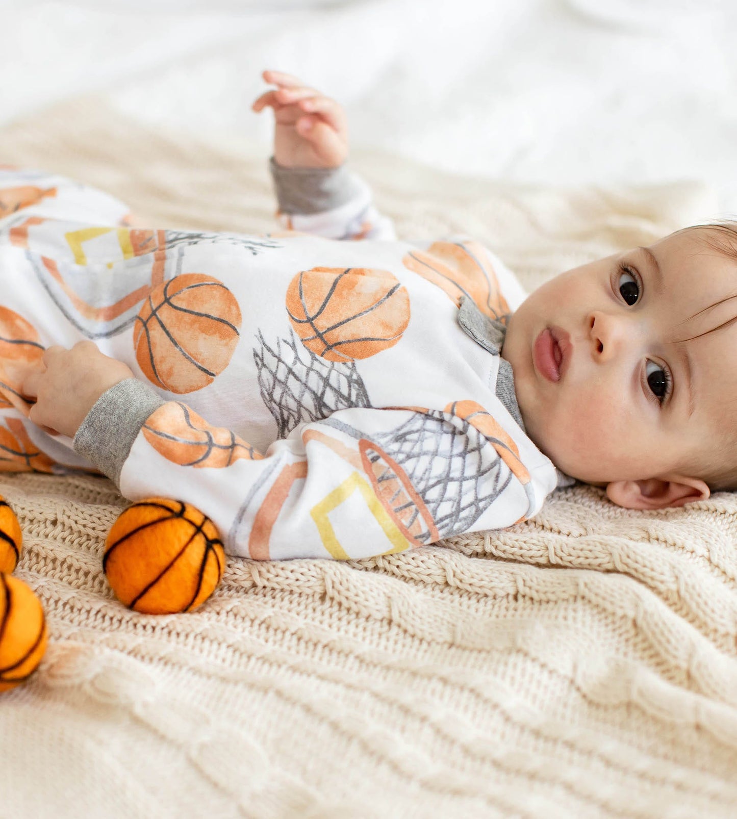 Basketball Organic Cotton Sleep & Play