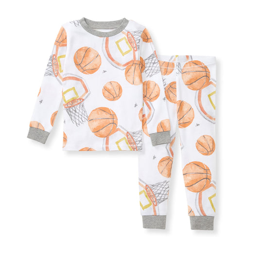 Basketball Organic Cotton 2-Piece Pajamas
