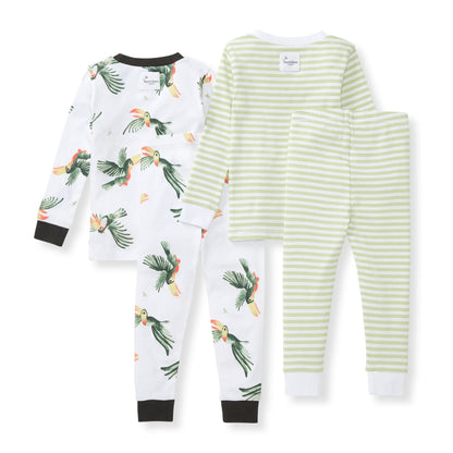 Toucan Organic Cotton 2-Piece Pajamas - 2 Pack