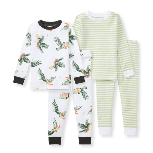 Toucan Organic Cotton 2-Piece Pajamas - 2 Pack