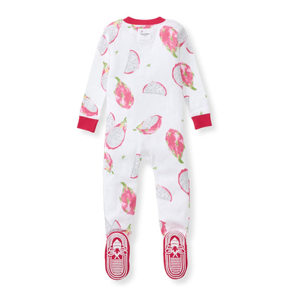 Dragon Fruit Organic Cotton Girl Sleeper