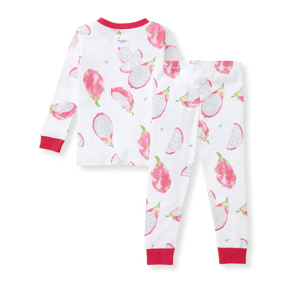 Dragon Fruit Organic Cotton 2-Piece Girl Pajamas