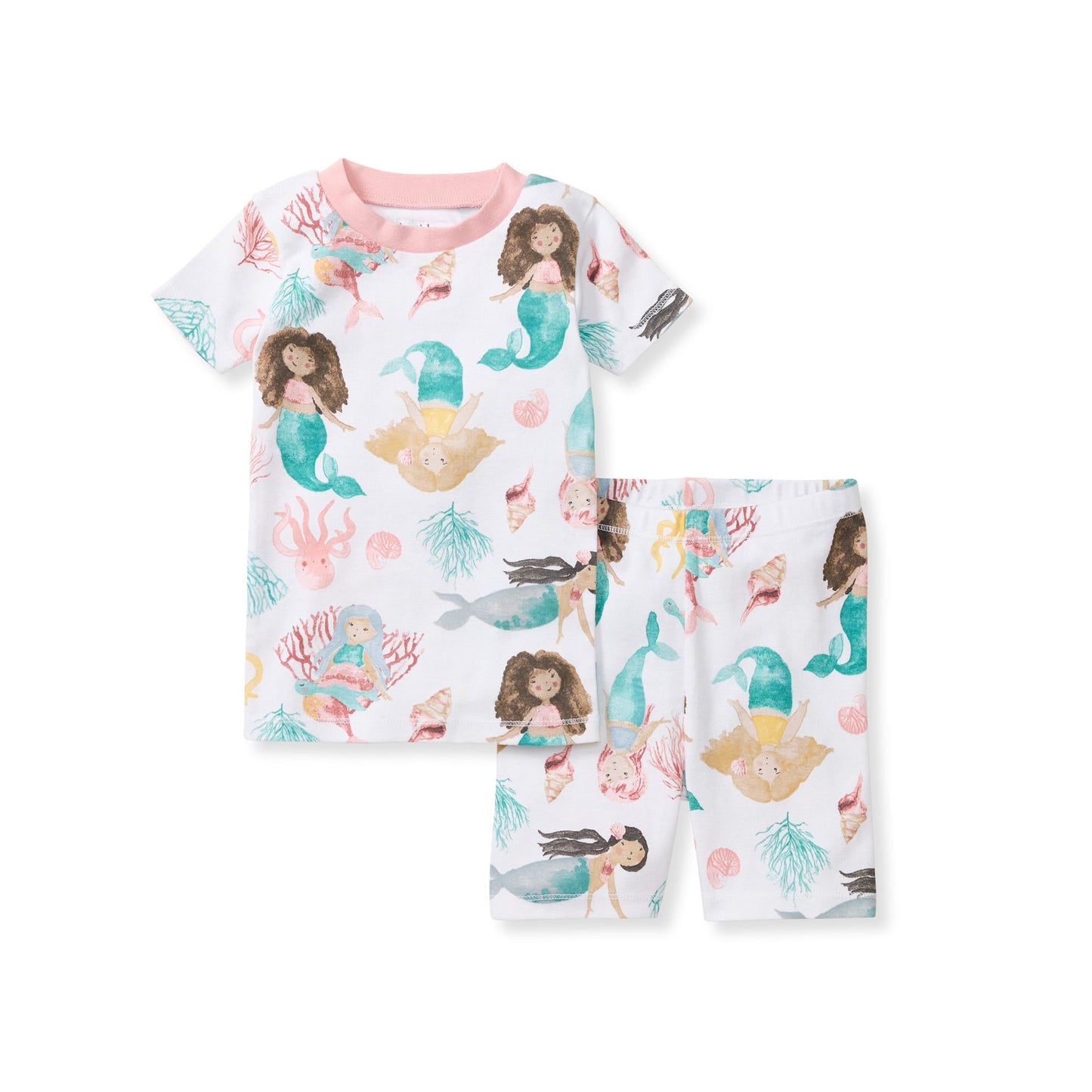 Magical Mermaids Organic Cotton Two-Piece Pajamas