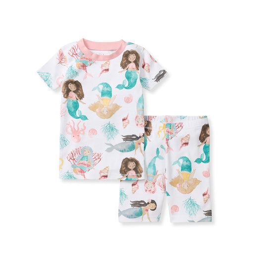 Magical Mermaids Organic Cotton Two-Piece Pajamas
