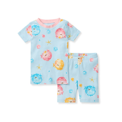 Puffer Fish Organic Cotton Two-Piece Pajamas