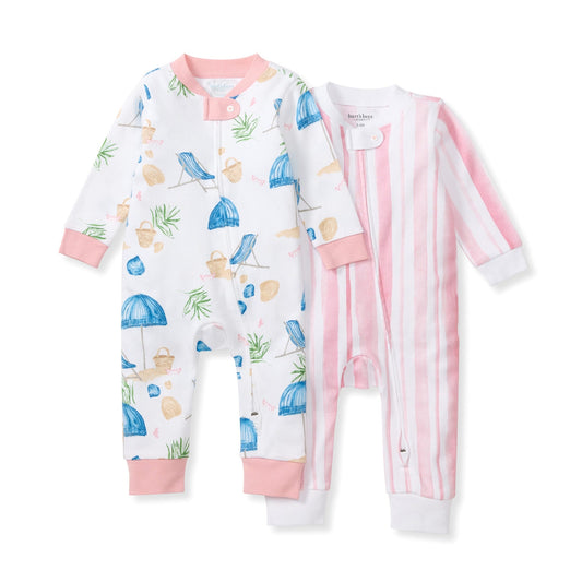 Santorini Beach Organic Cotton Sleep & Play 2 Pack