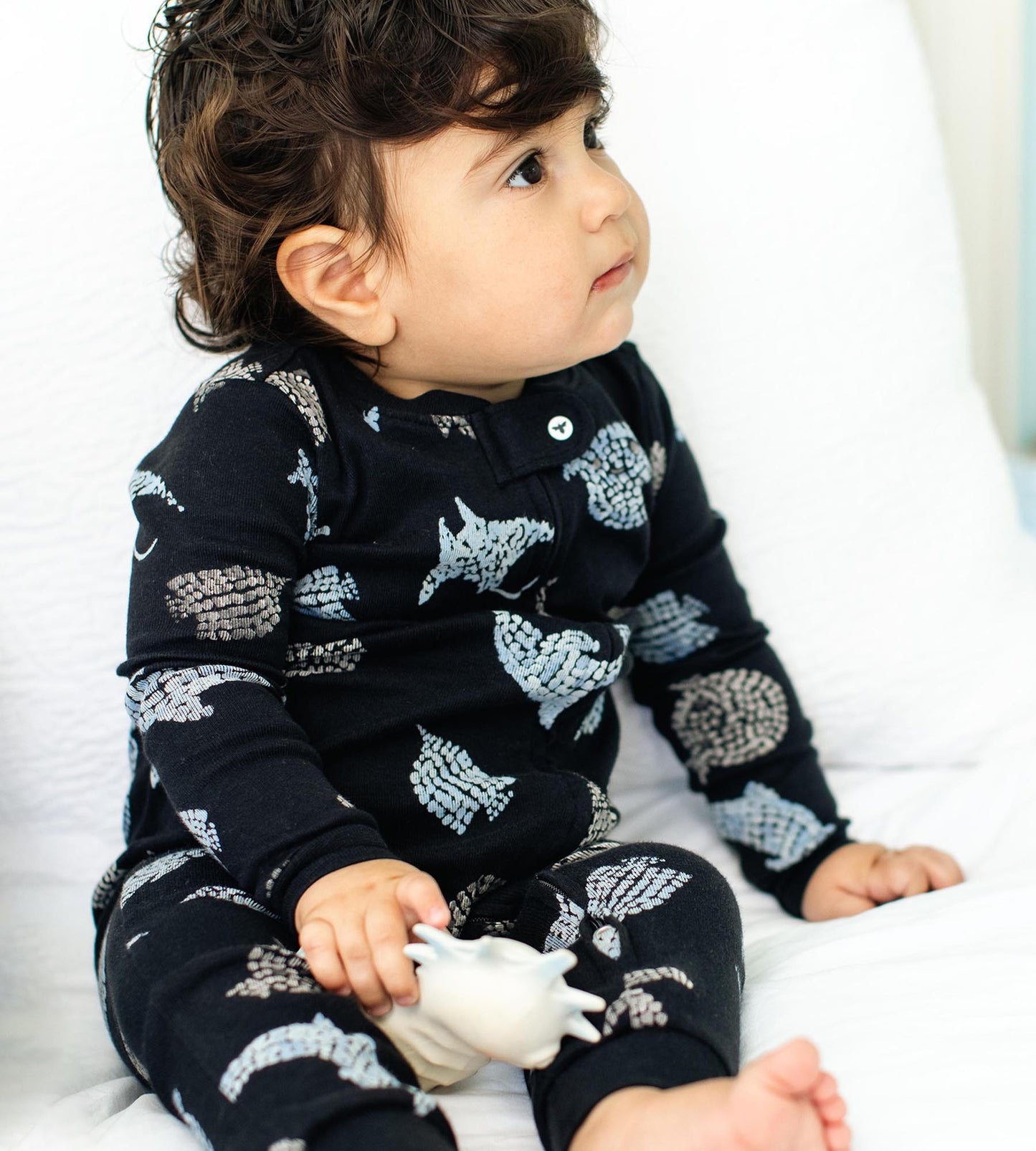 Mosaic Sea Animals Organic Cotton Two-Piece Pajamas 2 Pack