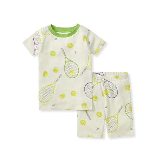 Tennis Organic Cotton Two-Piece Pajamas