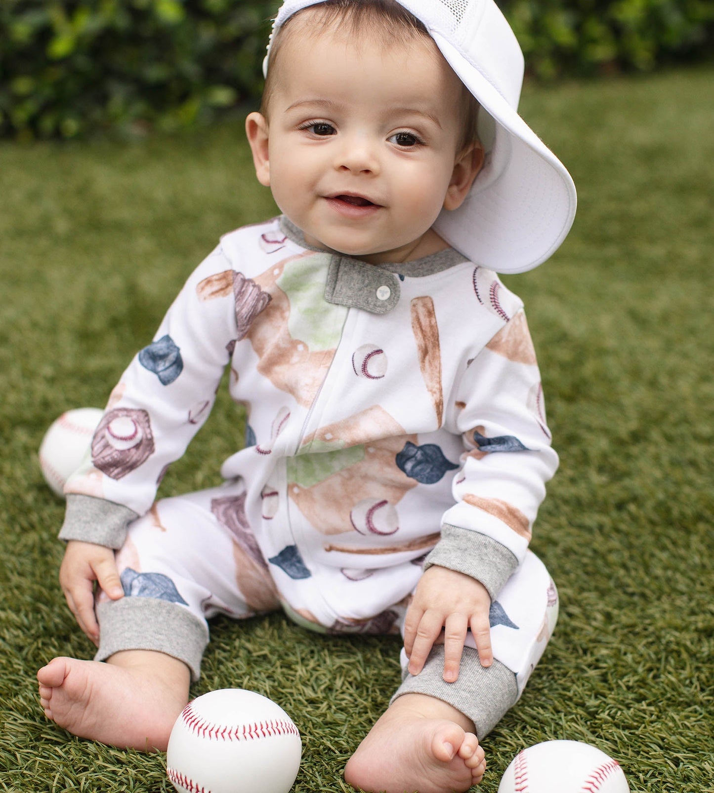 Baseball Organic Cotton Two-Piece Pajamas