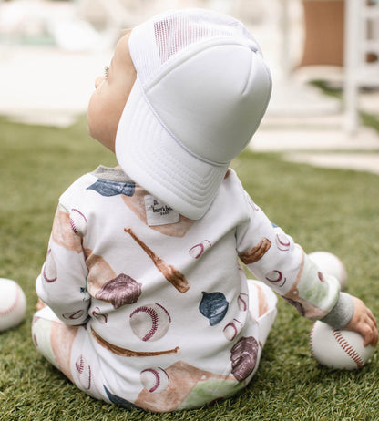 Baseball Organic Cotton Sleep & Play