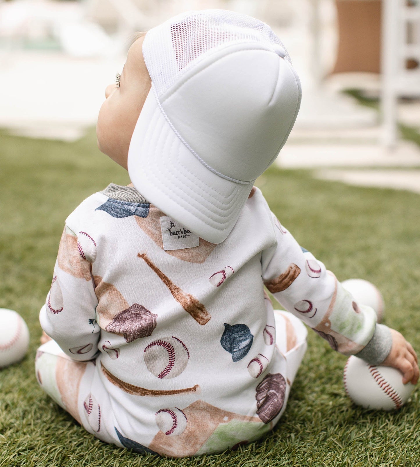 Baseball Organic Cotton Sleeper