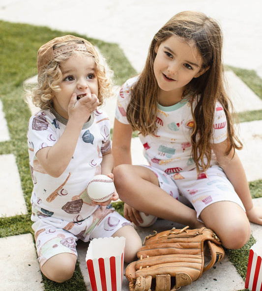 Baseball Organic Cotton Sleeper