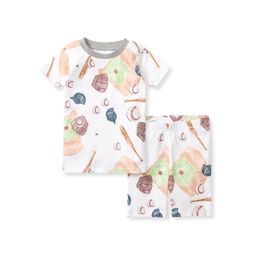 Baseball Organic Cotton Two-Piece Pajamas