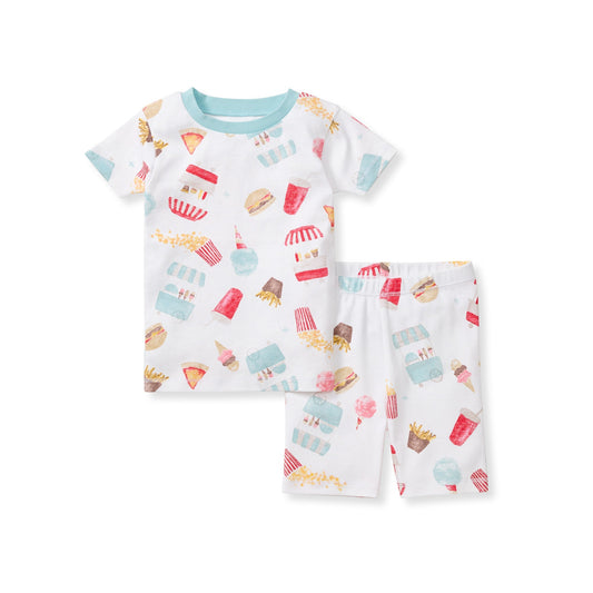 Game Day Eats Organic Cotton Two-Piece Pajamas