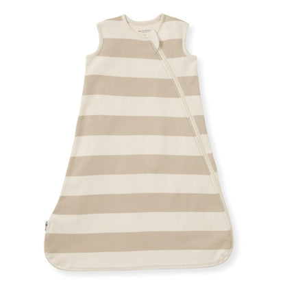 Rugby Stripe Organic Lightweight Beekeeper™ Wearable Baby Blanket - Oat