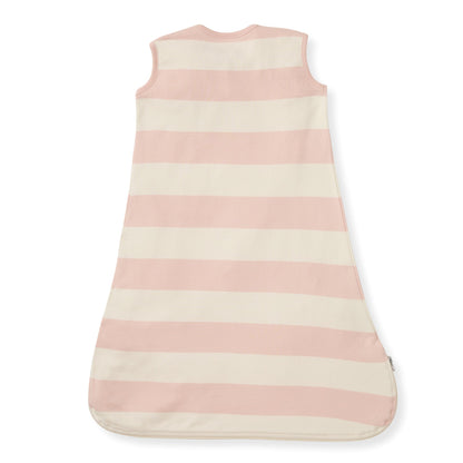 Rugby Stripe Organic Lightweight Beekeeper™ Wearable Baby Blanket - Pink Sand