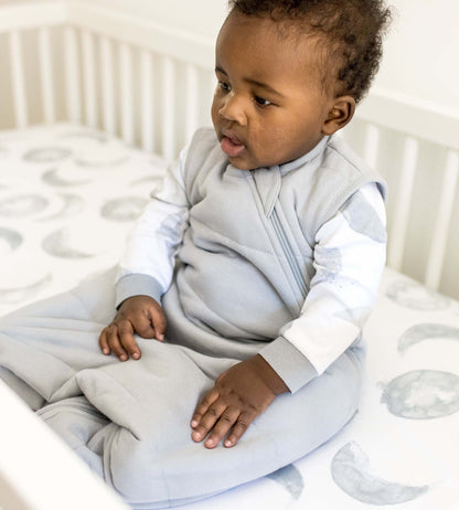 Solid Organic Warmer Beekeeper™ Wearable Baby Blanket - Quarry