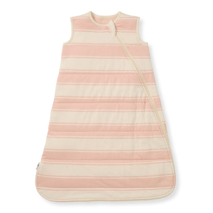 Rugby Stripe Organic Warmer Beekeeper™ Wearable Baby Blanket - Pink Sand
