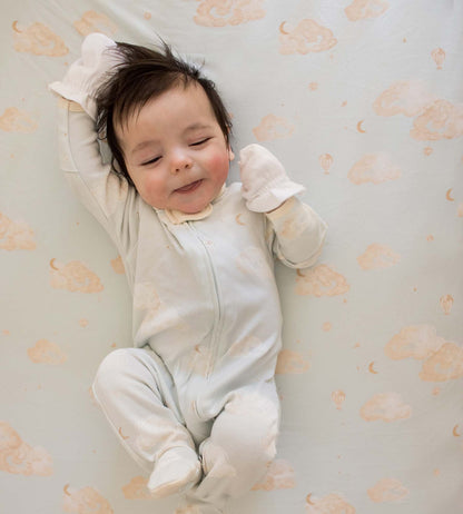 Good Night Sky Organic Cotton Sleep & Play - Ice Flow