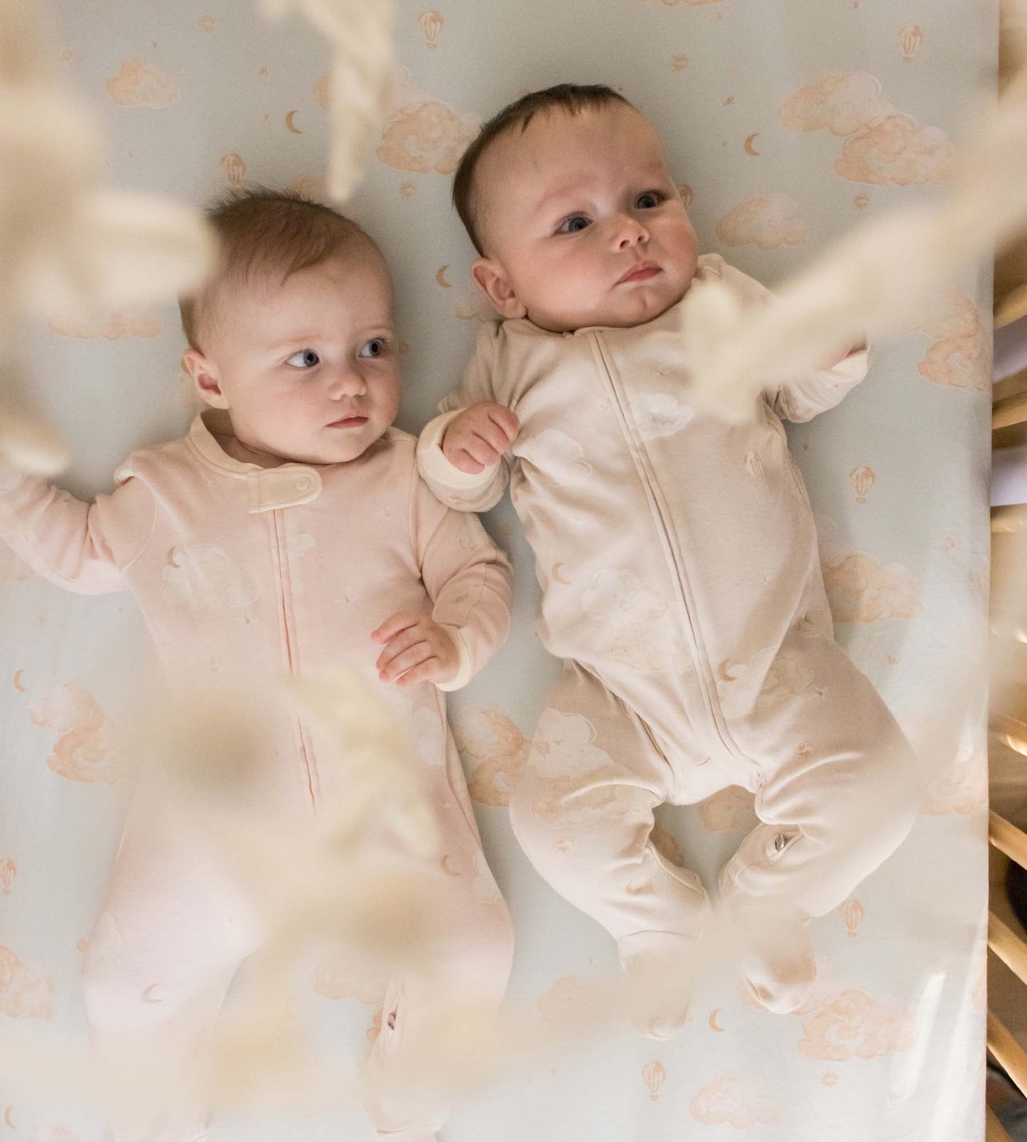 Good Night Sky Organic Cotton Sleep & Play - Ranunculus