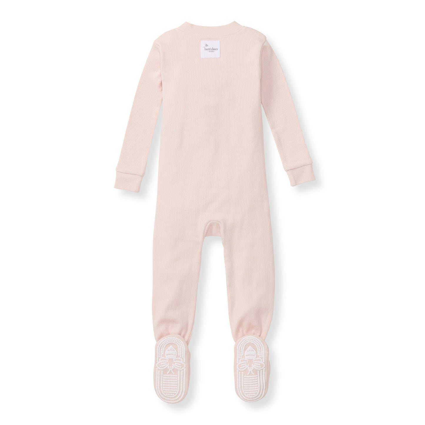 Solid Rib Organic Cotton Sleeper - Ranunculus