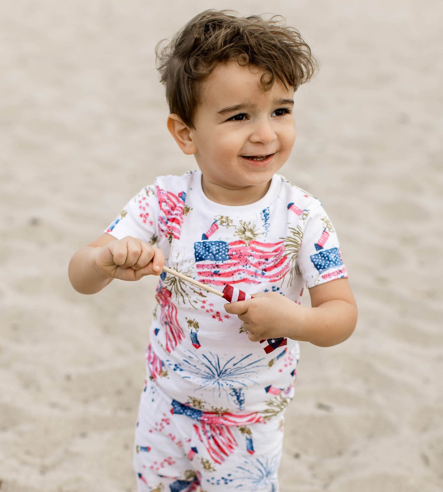 Firecrackers Organic Cotton 2-Piece Pajamas