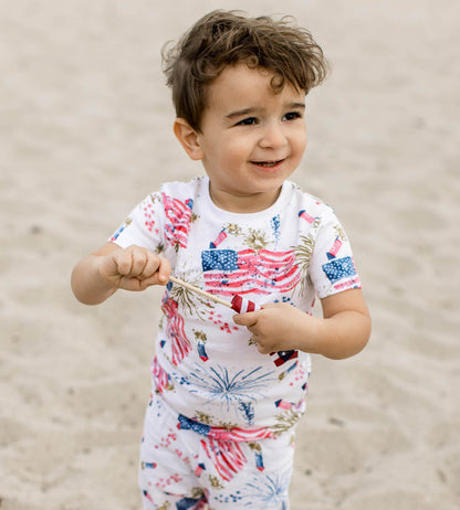 Firecrackers Organic Cotton 2-Piece Pajamas