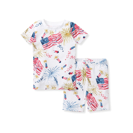 Firecrackers Organic Cotton 2-Piece Pajamas