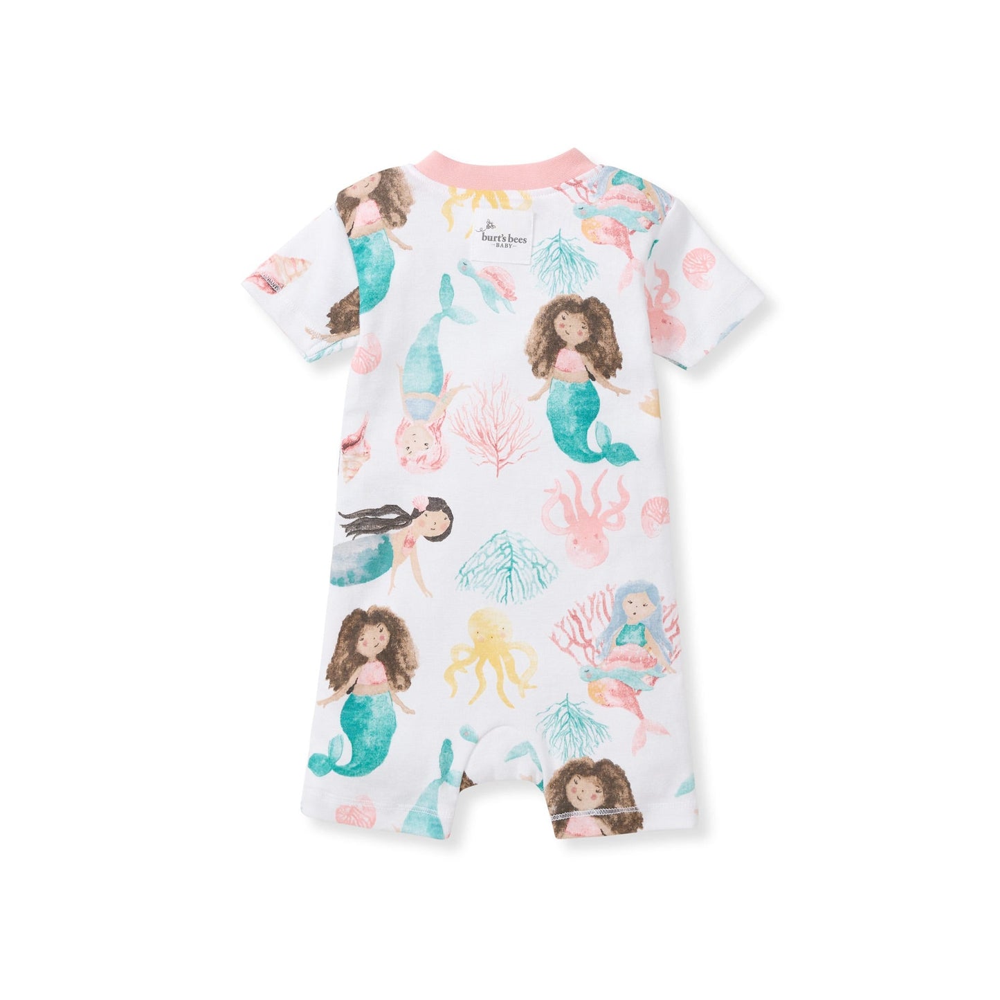 Magical Mermaids Organic Baby Sleeper Romper