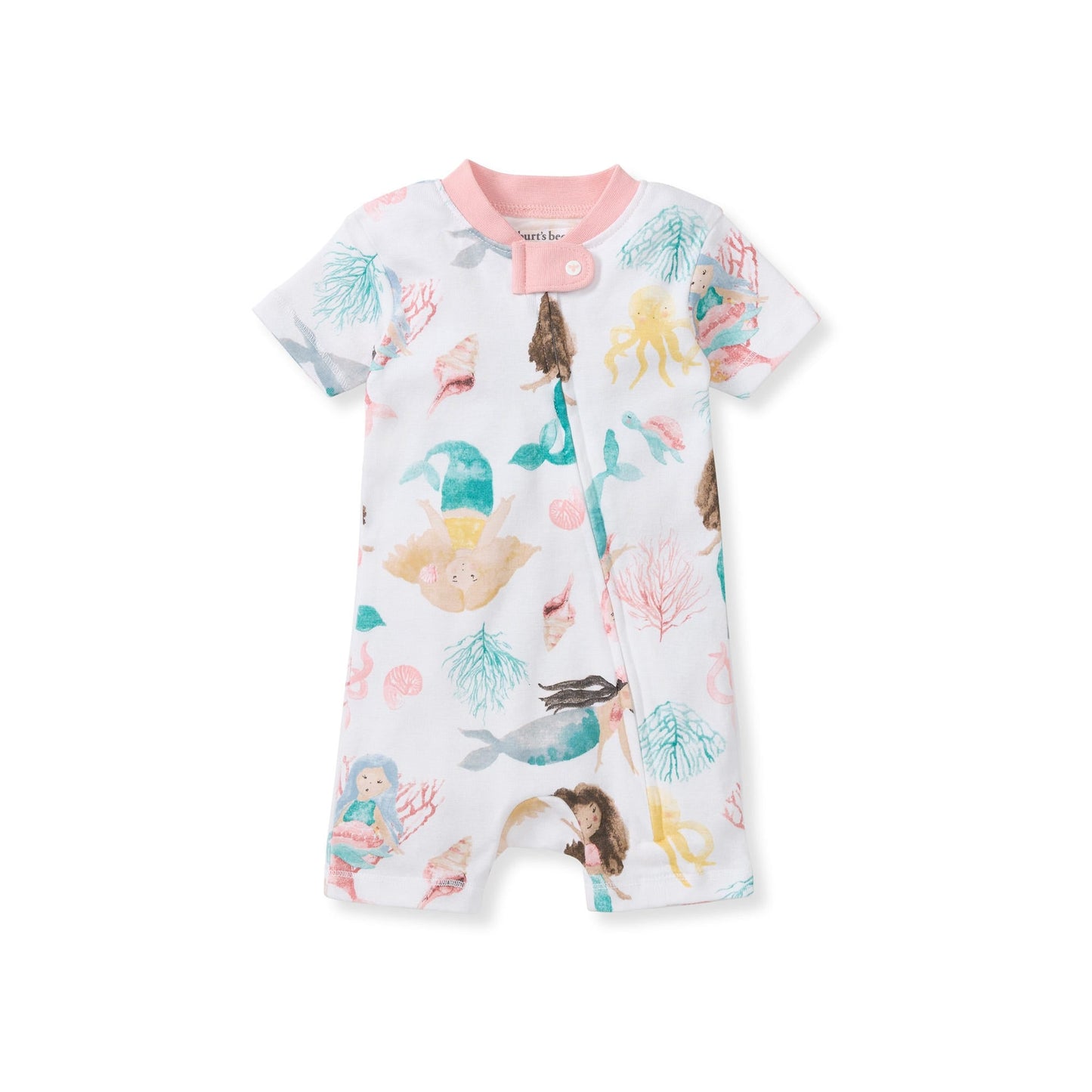 Magical Mermaids Organic Baby Sleeper Romper