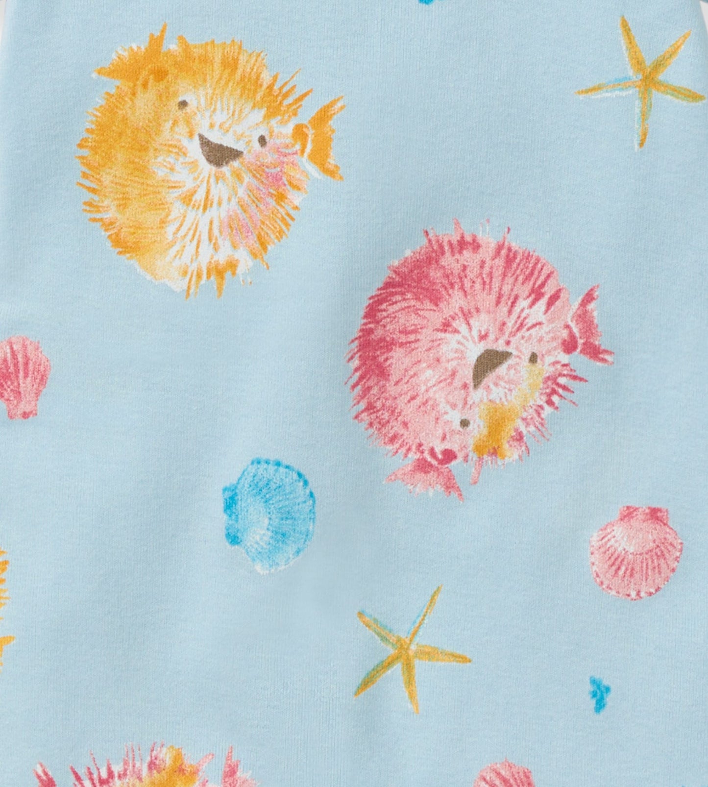 Puffer Fish Organic Baby Sleeper Romper