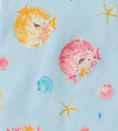 Puffer Fish Organic Baby Sleeper Romper