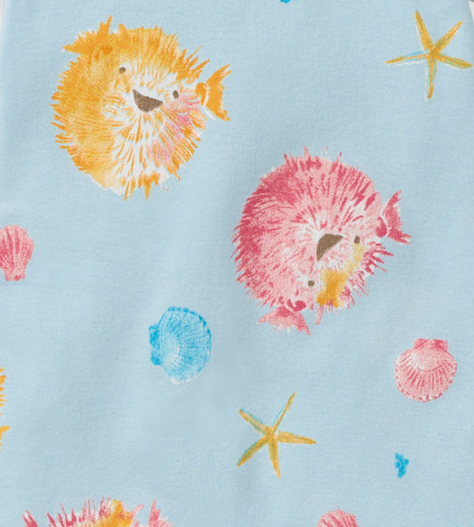 Puffer Fish Organic Baby Sleeper Romper