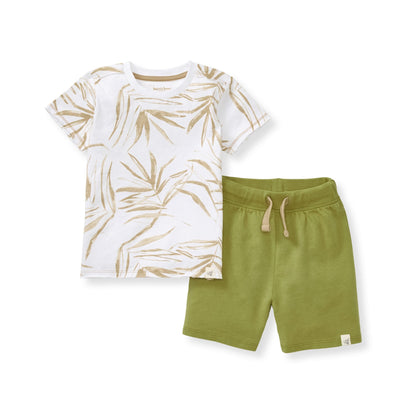 Shady Palms Organic Boy Top & Shorts Set