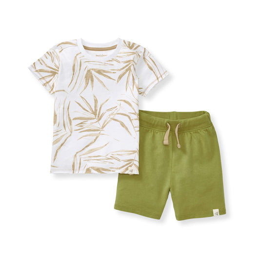 Shady Palms Organic Boy Top & Shorts Set