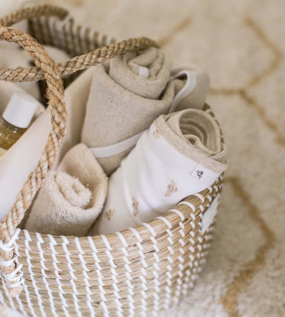Golden Bee Organic Cotton Knit Terry Washcloths 3 Pack