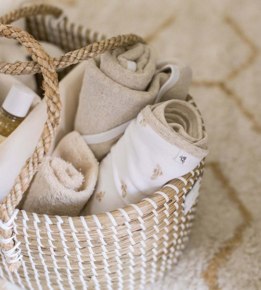 Golden Bee Organic Cotton Knit Terry Washcloths 3 Pack