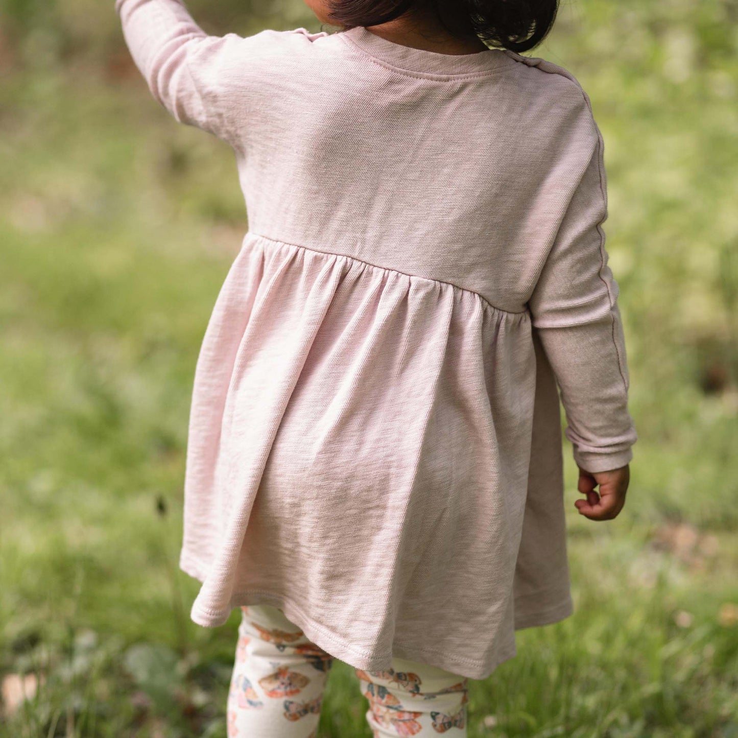 Chunky Slub Tunic & Boho Butterflies Pants Set