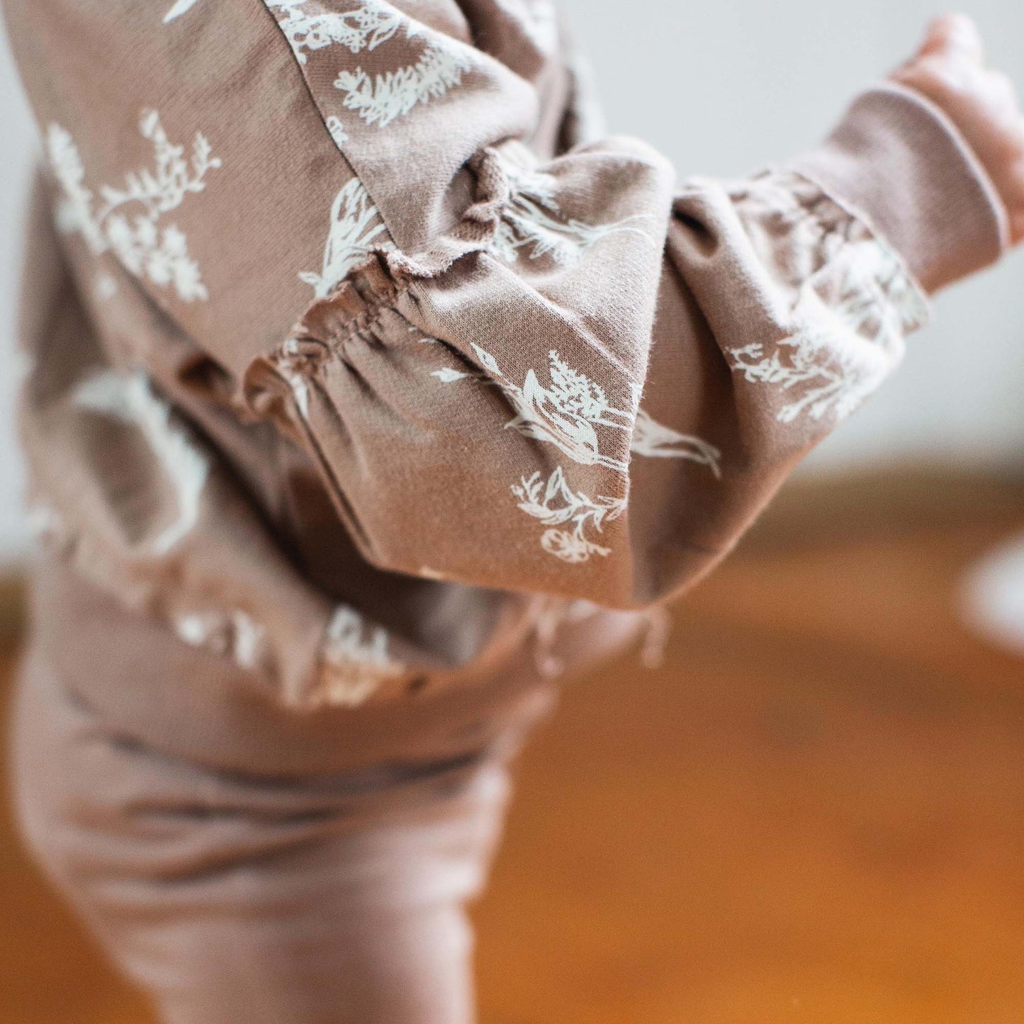 Little Wild Flower Sweatshirt & Pants Set