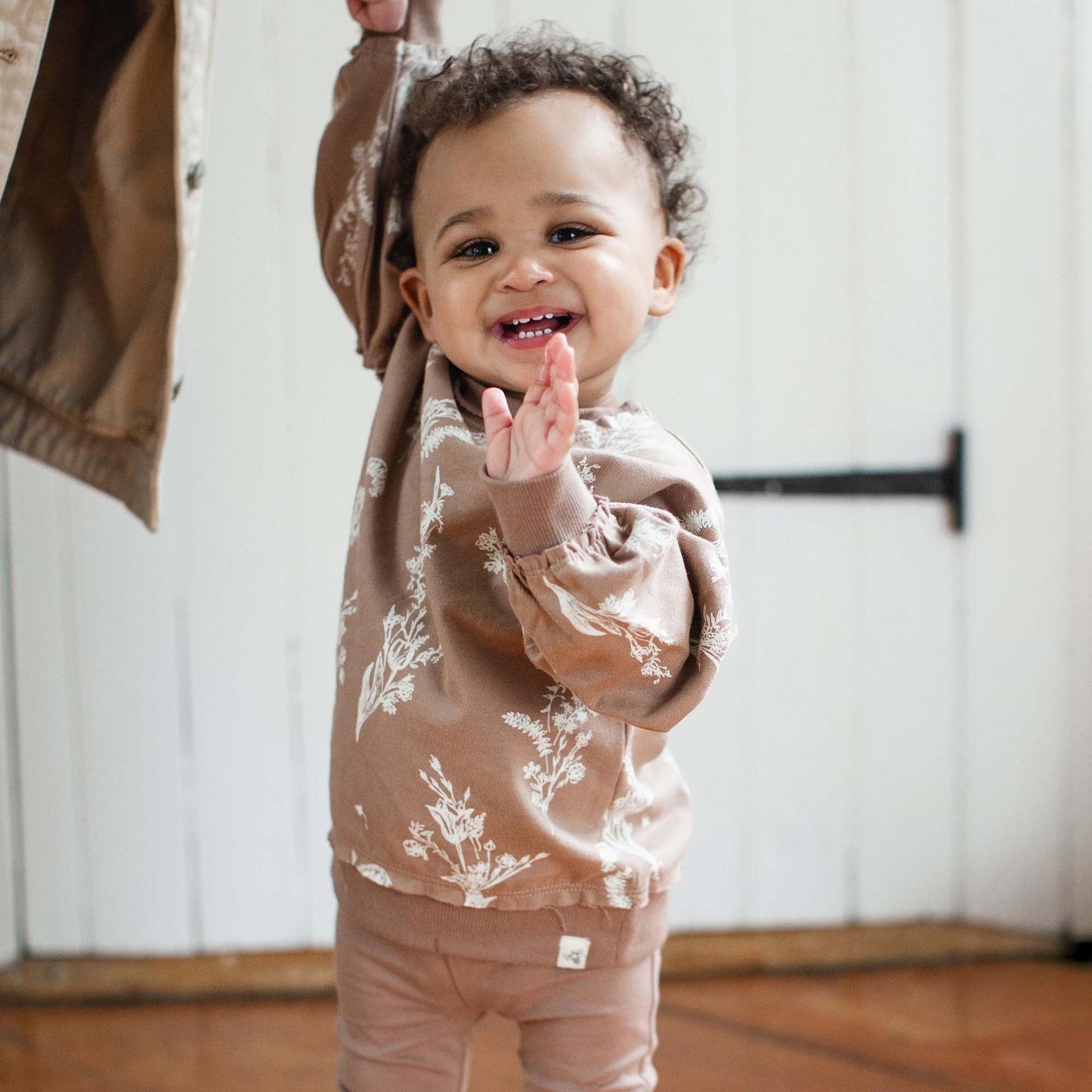 Little Wild Flower Sweatshirt & Pants Set