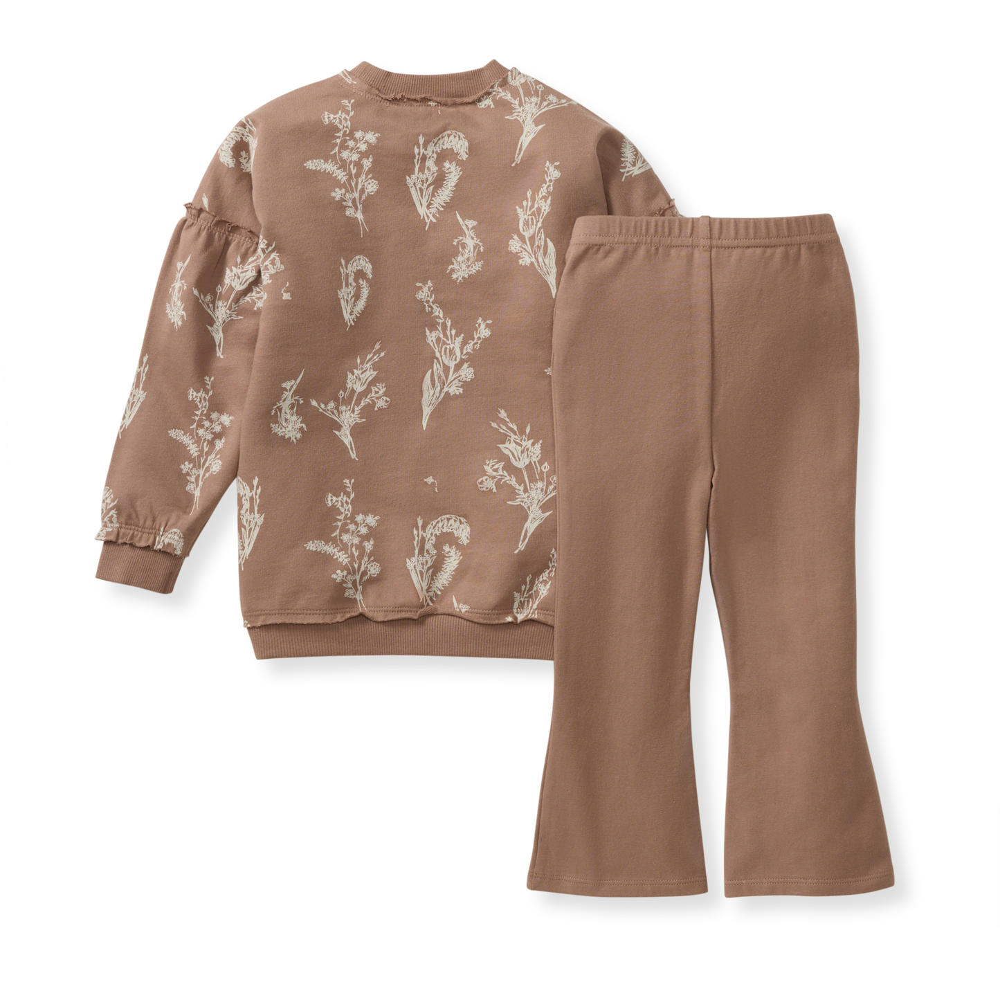Little Wild Flower Sweatshirt & Pants Set