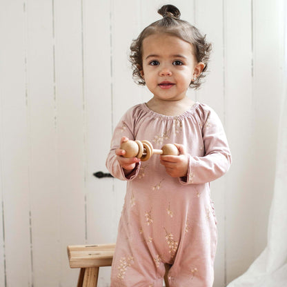 Budding Beauty Organic Baby Girl Jumpsuit