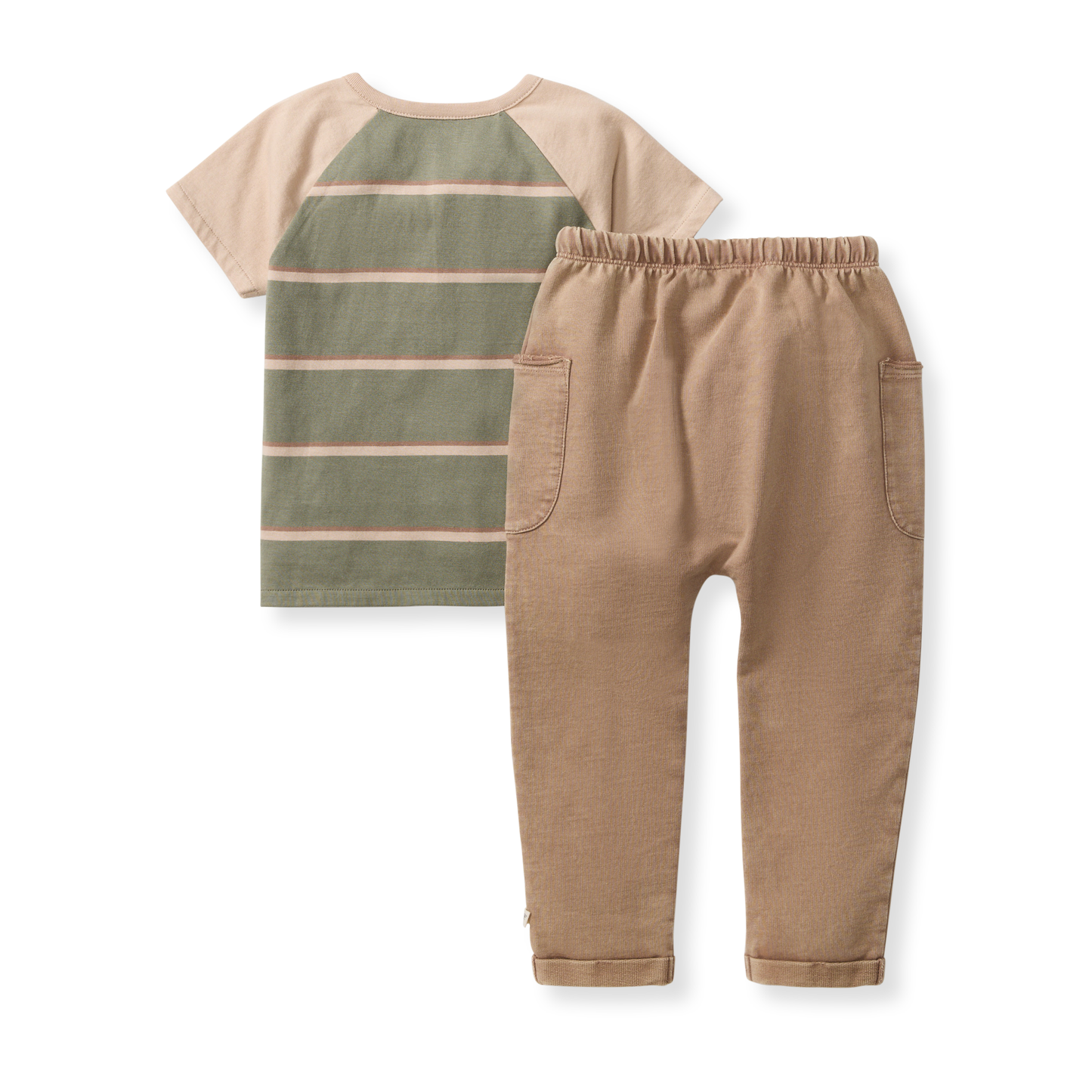Holland Stripe Organic Boy Tee & Pants Set