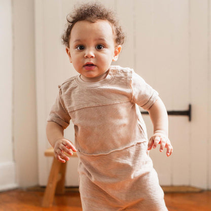 Chunky Slub Organic Baby Boy Jumpsuit
