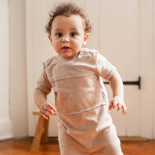 Chunky Slub Organic Baby Boy Jumpsuit
