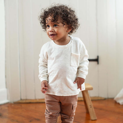 Chunky Slub Organic Boy Tee & Pants Set