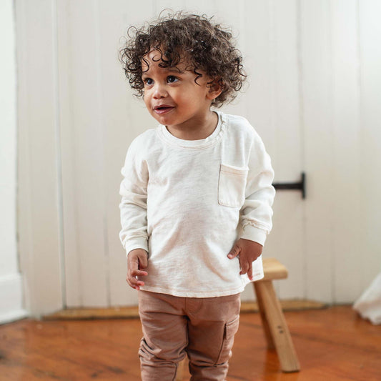 Chunky Slub Organic Boy Tee & Pants Set