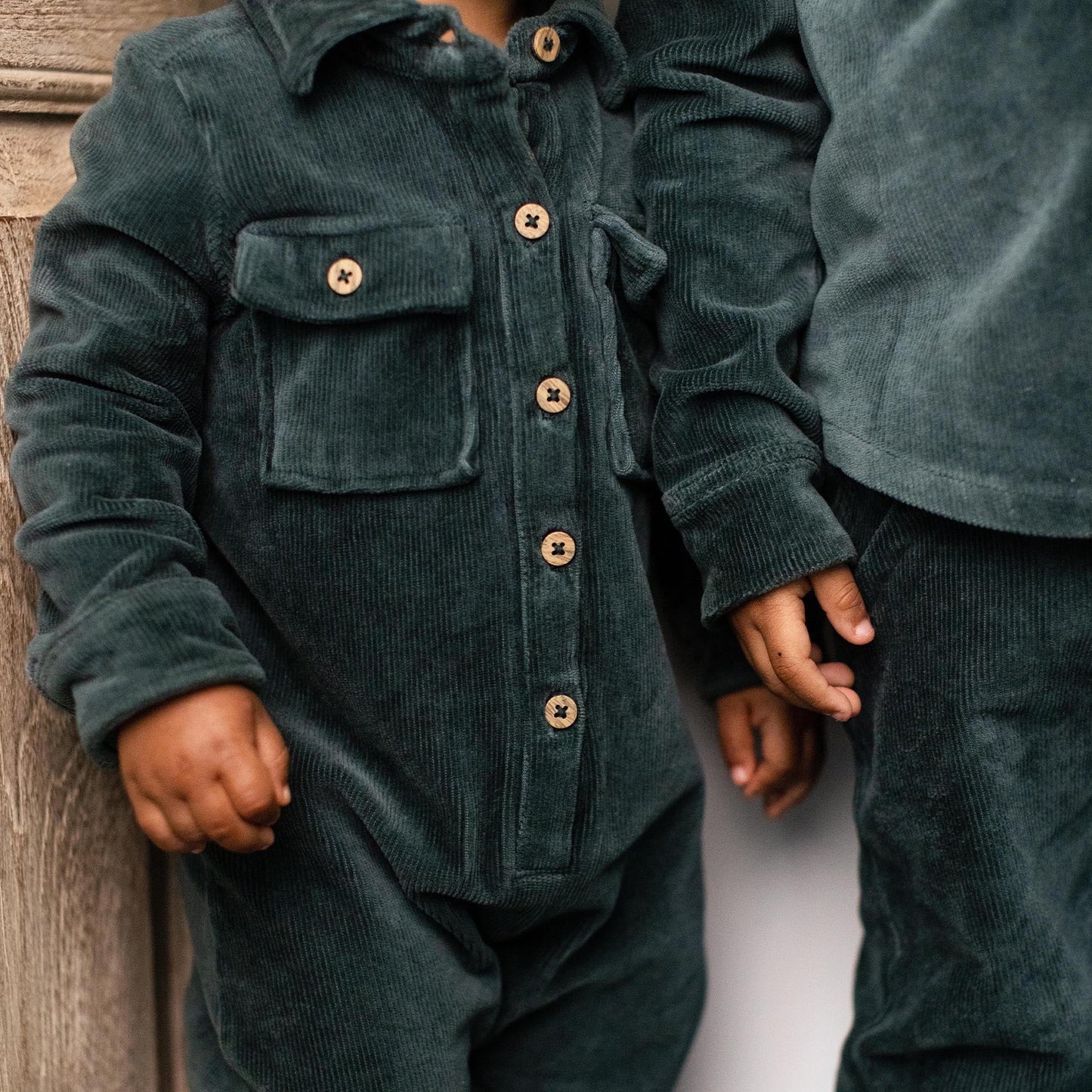 Knit Corduroy Organic Baby Boy Jumpsuit